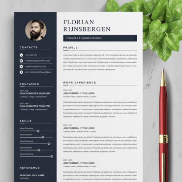 Page A4 Resume Templates 87145