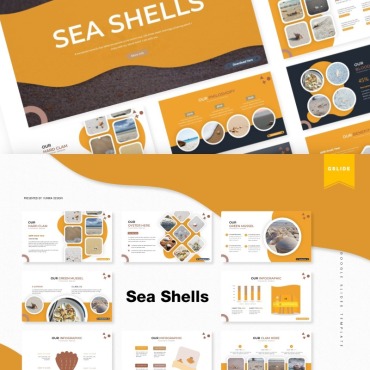 Shell Ocean Google Slides 87155