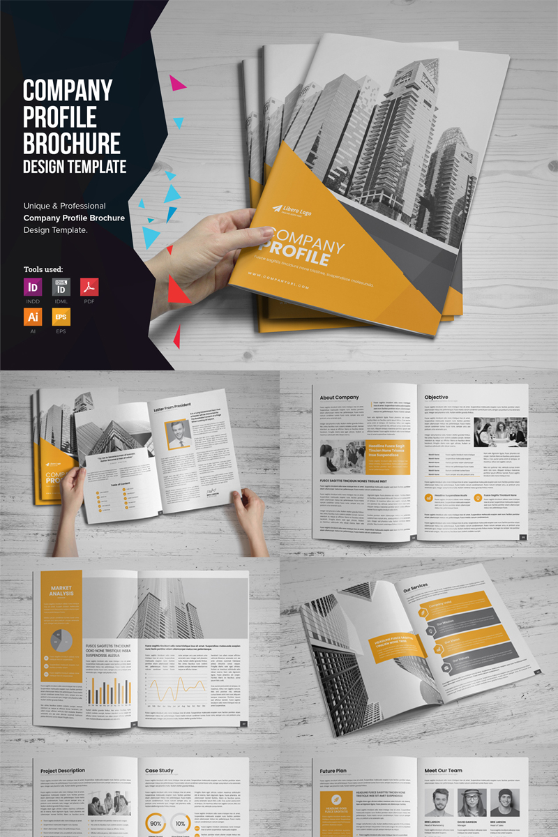 Afra - Company Profile Brochure - Corporate Identity Template