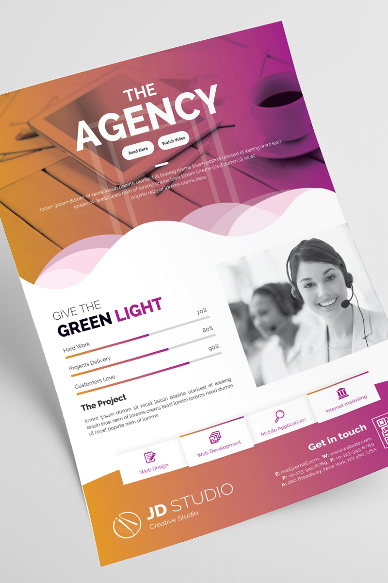 The Agency Flyer - Corporate Identity Template