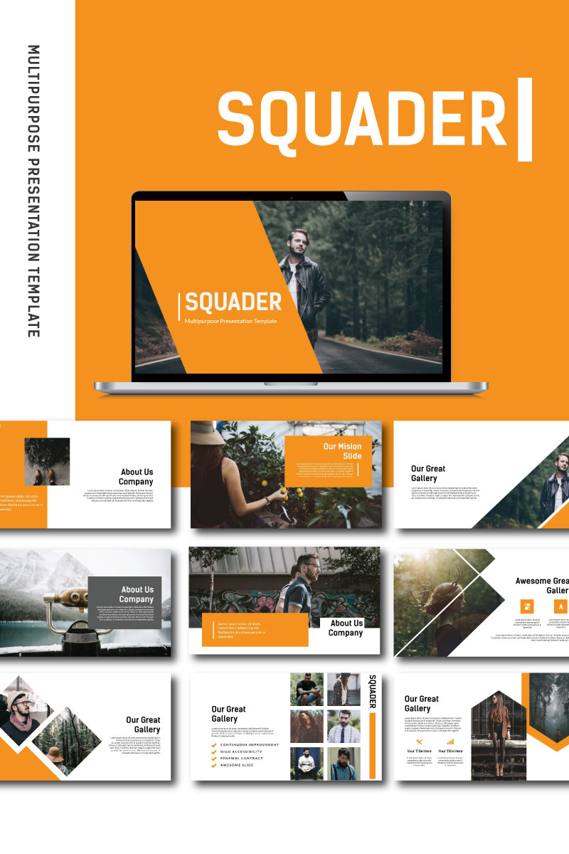 Squader PowerPoint template