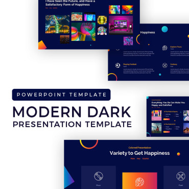 Dark Colorfull PowerPoint Templates 87283