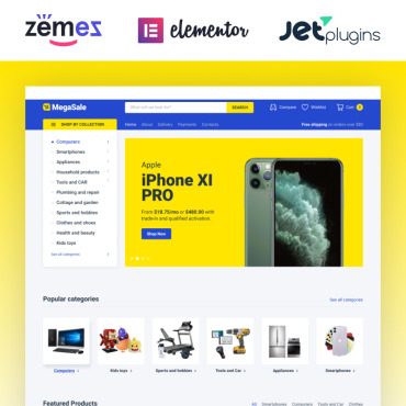 Shopping Template WooCommerce Themes 87318