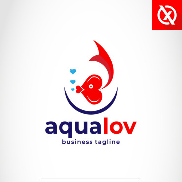 Aquatic Fish Logo Templates 87356