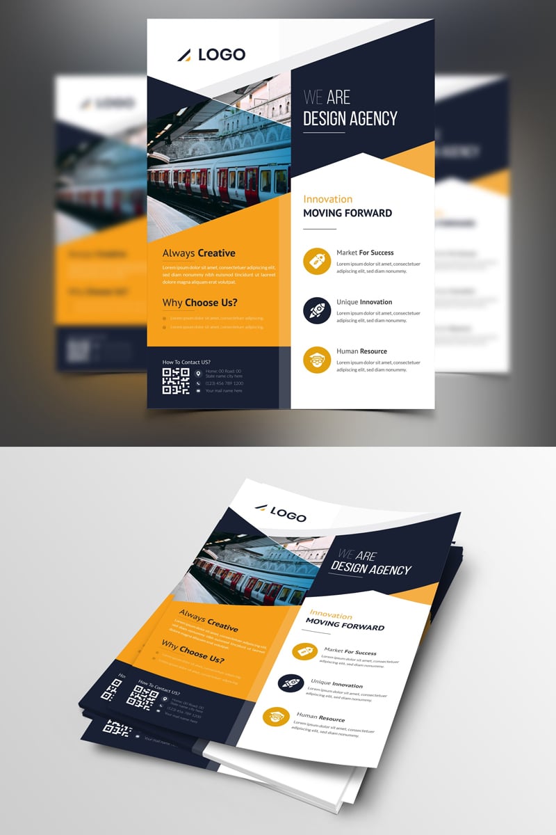 Mipido-Design-Agency-Flyer - Corporate Identity Template