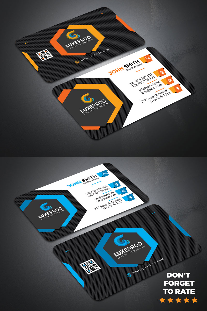Modern High Quality Business card - Corporate Identity Template