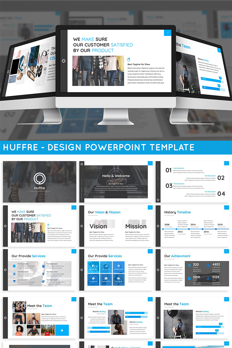Huffre - Design PowerPoint template