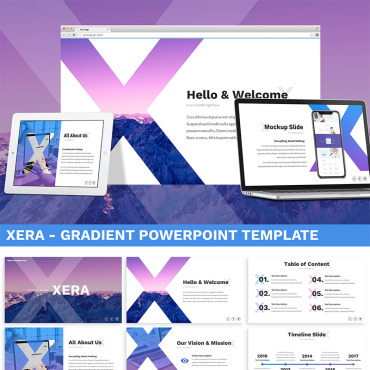 Network Modern PowerPoint Templates 87399