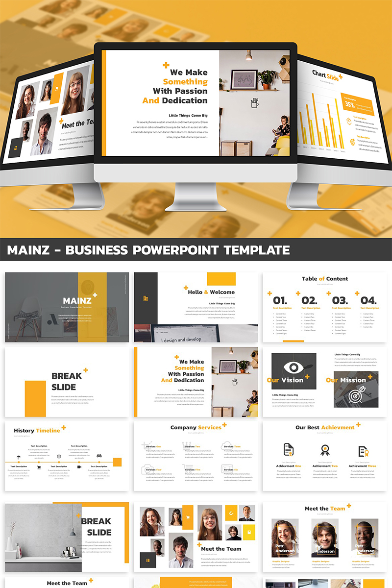Mainz - Business PowerPoint template