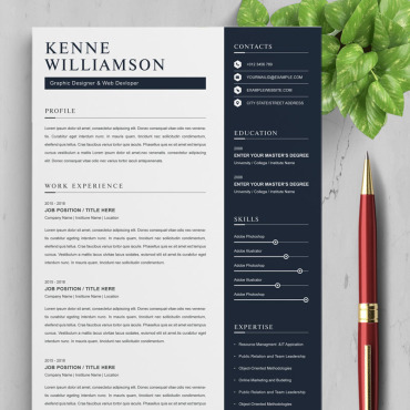 Page A4 Resume Templates 87414