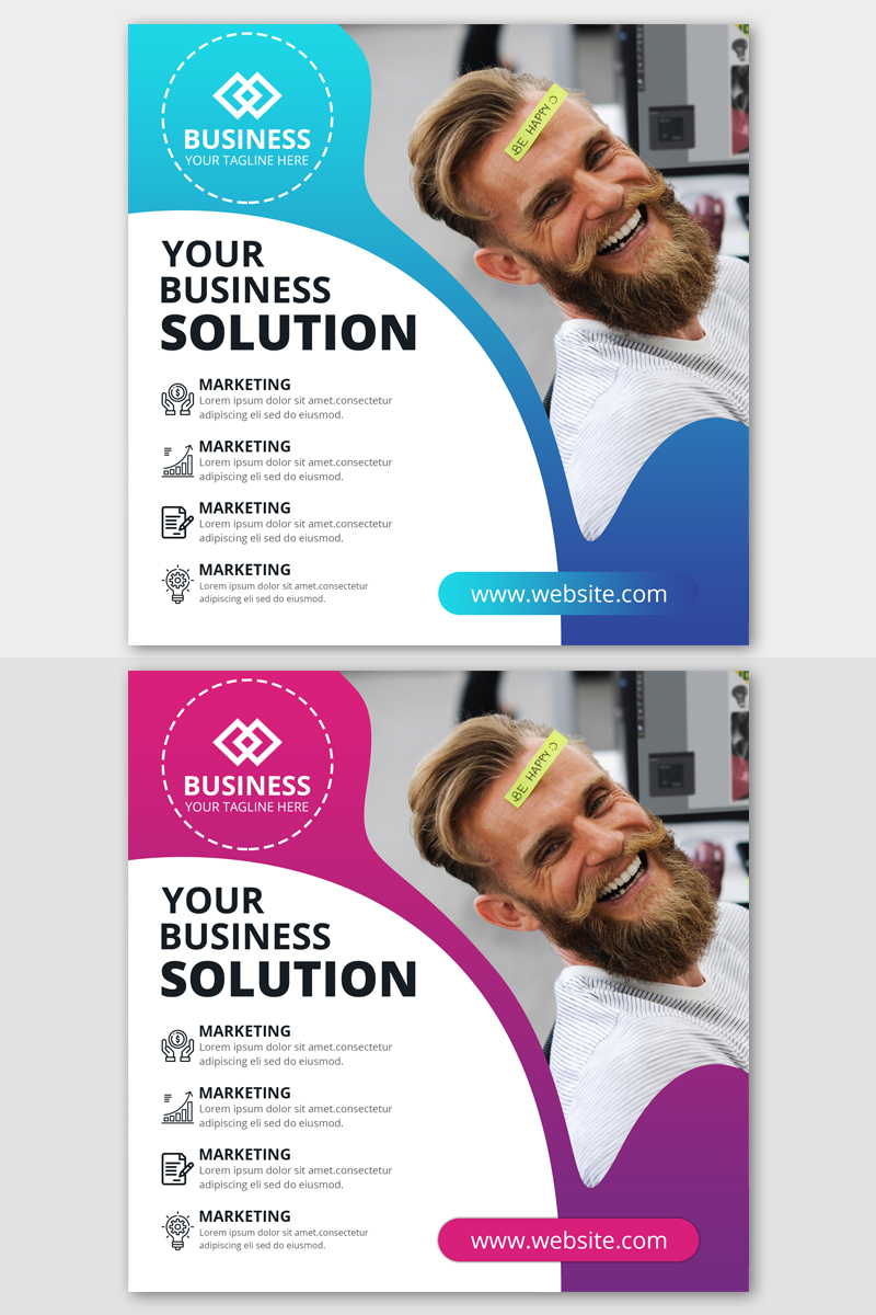 Business Instagram Post Banners Social Media Template