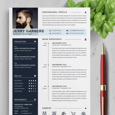 Page A4 Resume Templates 87573