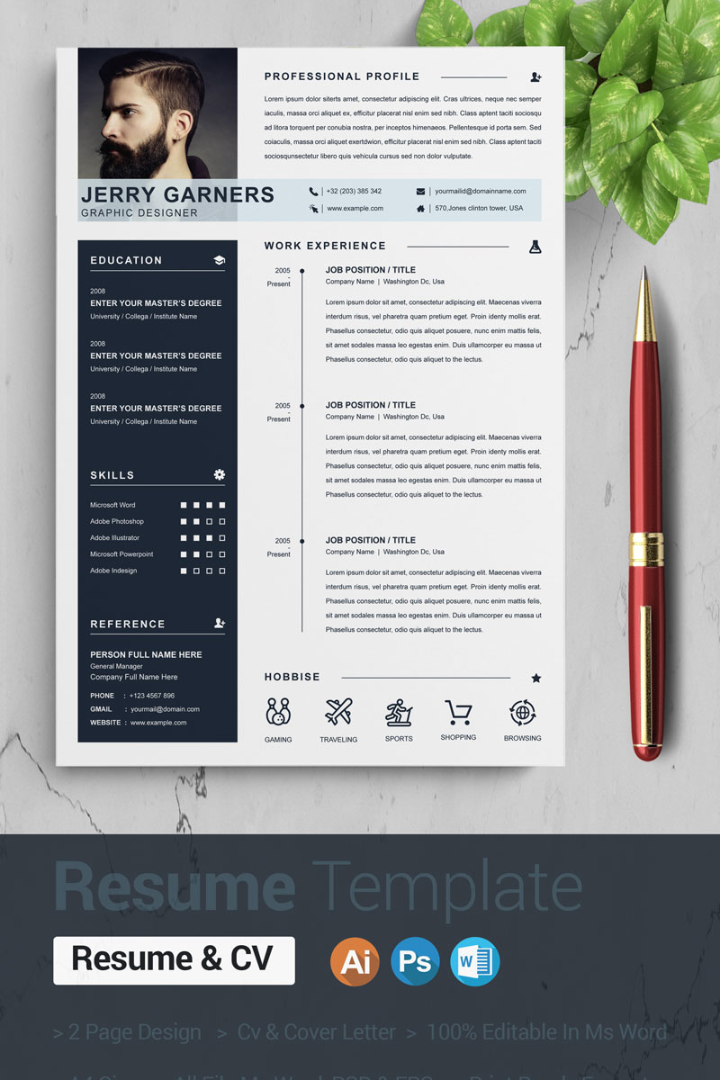 Jerry Resume Template