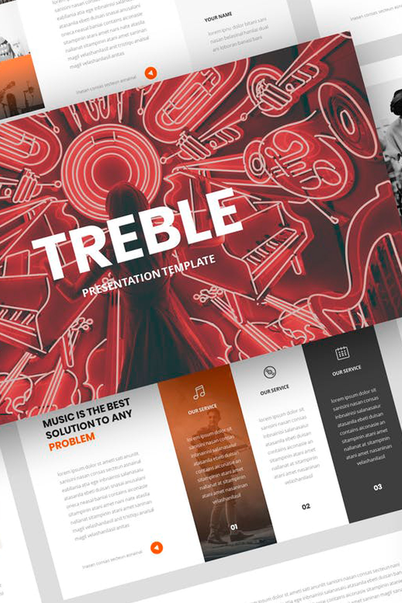 Treble - Music Presentation Google Slides