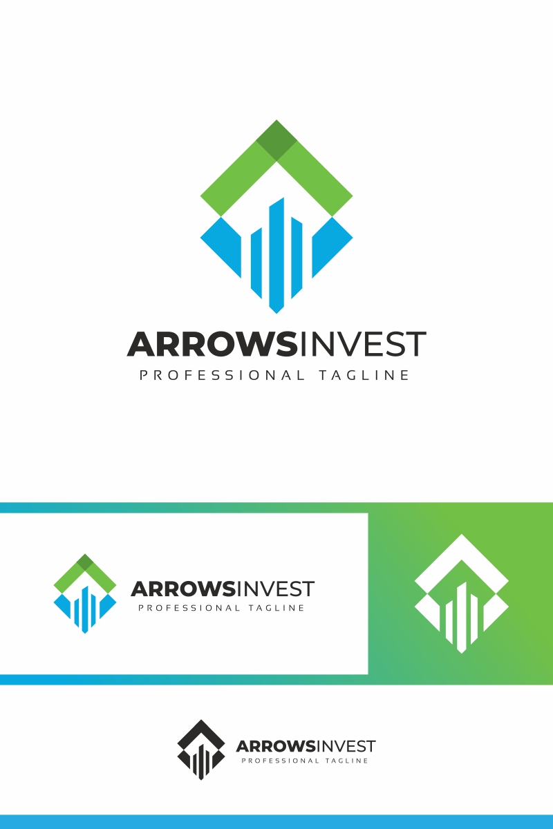 Arrows Invest Logo Template