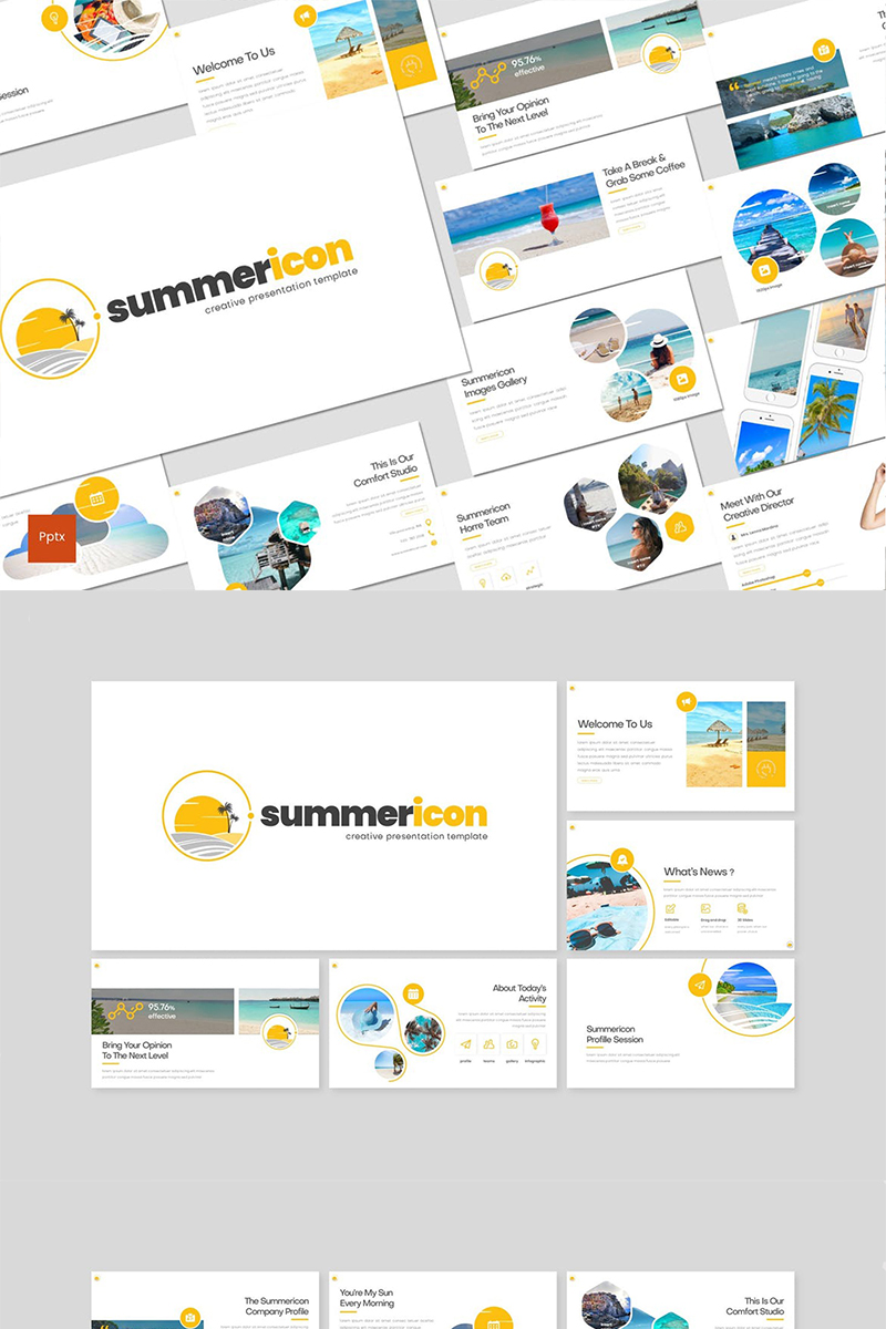 Summericon PowerPoint template