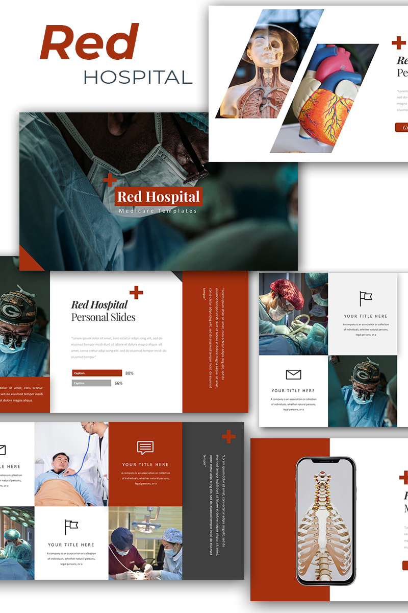 Red Hospital Medical - Keynote template