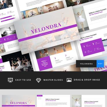 Ballerina Dance Keynote Templates 87857