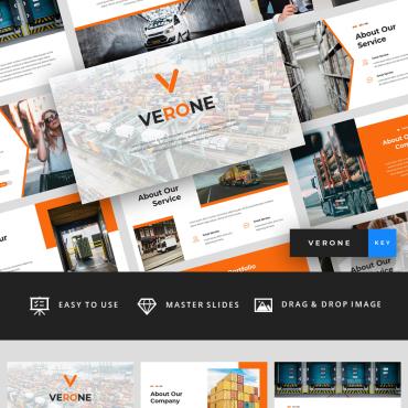 Transport Shipping Keynote Templates 87872