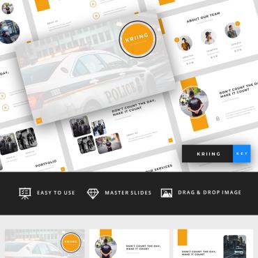 Security Bodyguard Keynote Templates 87884