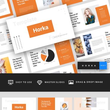 Snacks Dessert Keynote Templates 87972