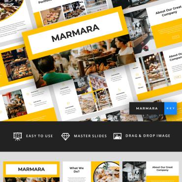 Snacks Dessert Keynote Templates 88003