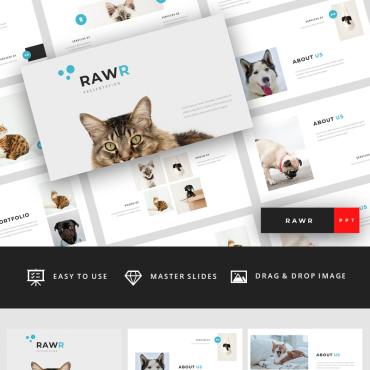 Pet Service PowerPoint Templates 88115