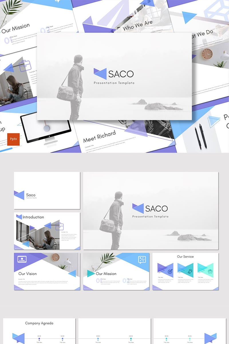 Saco PowerPoint template