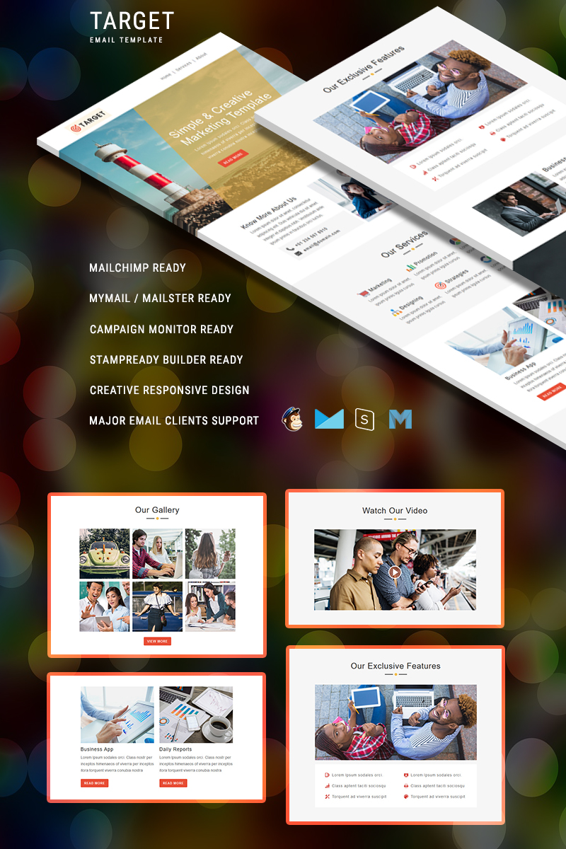 Target - Responsive Email Newsletter Template
