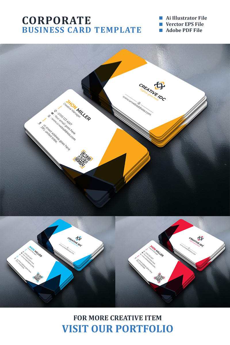 Business Card V3 - Corporate Identity Template