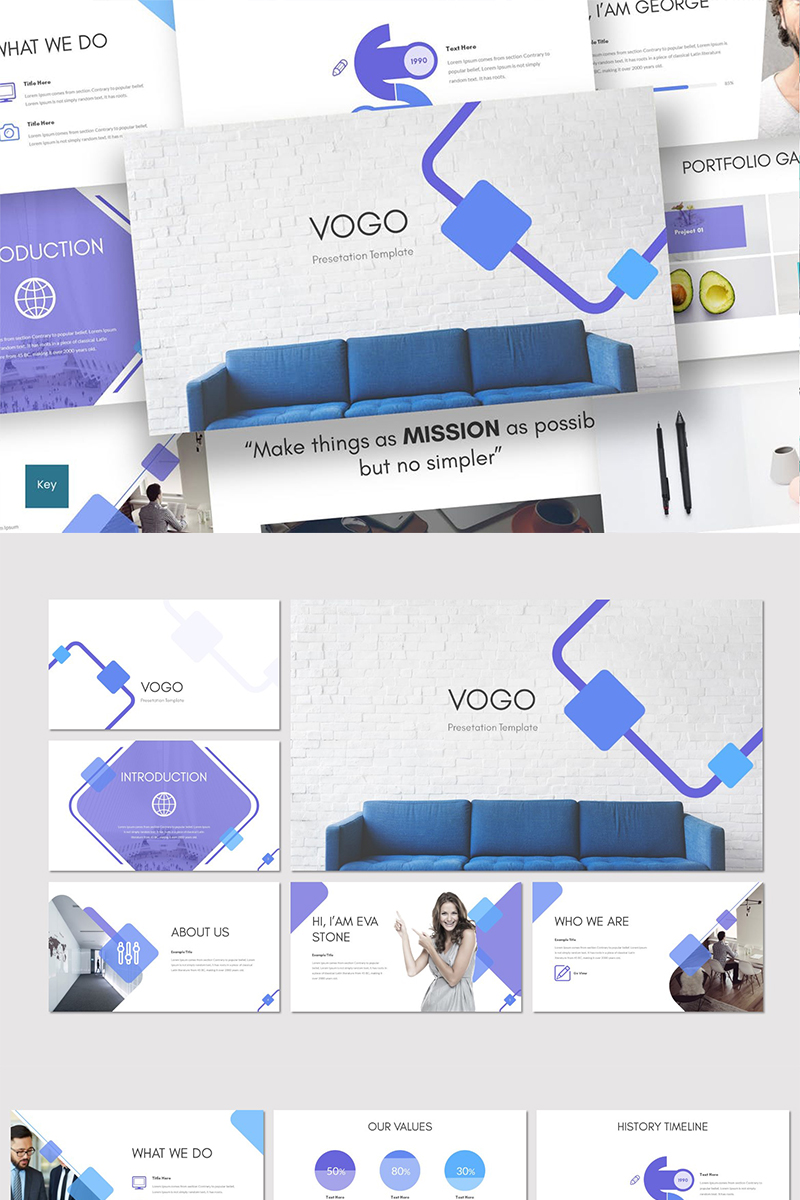 Vogo - Keynote template