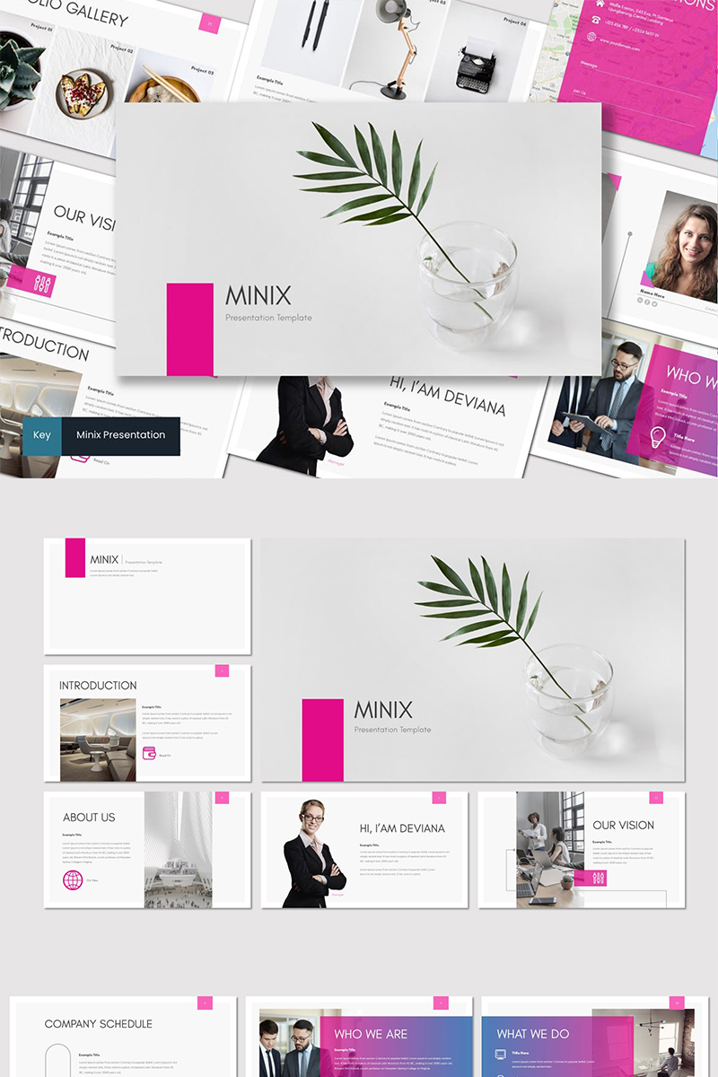 Minix - Keynote template