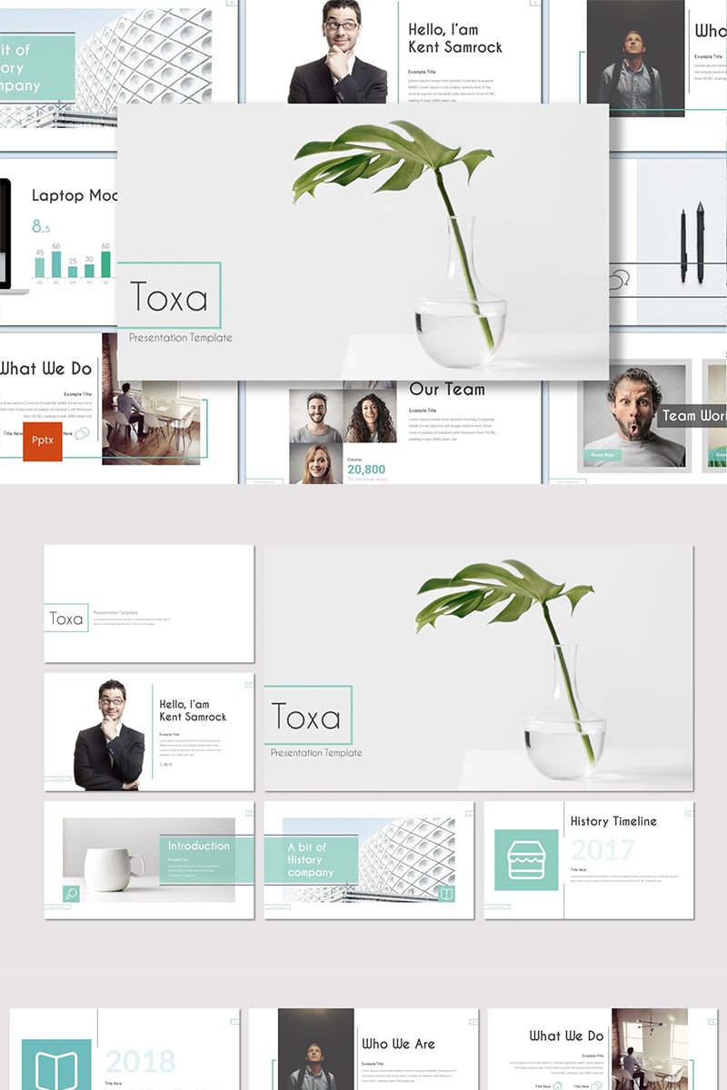 Toxa PowerPoint template