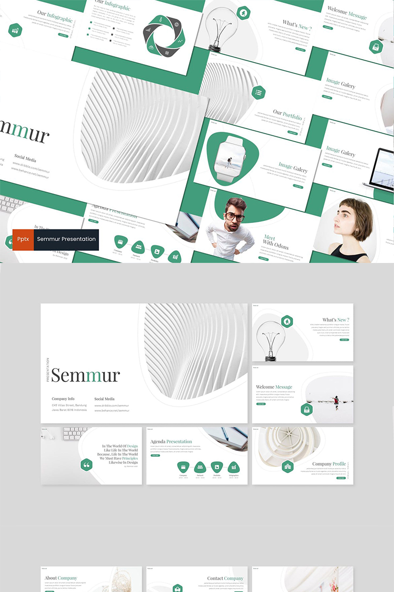 Semmur PowerPoint template