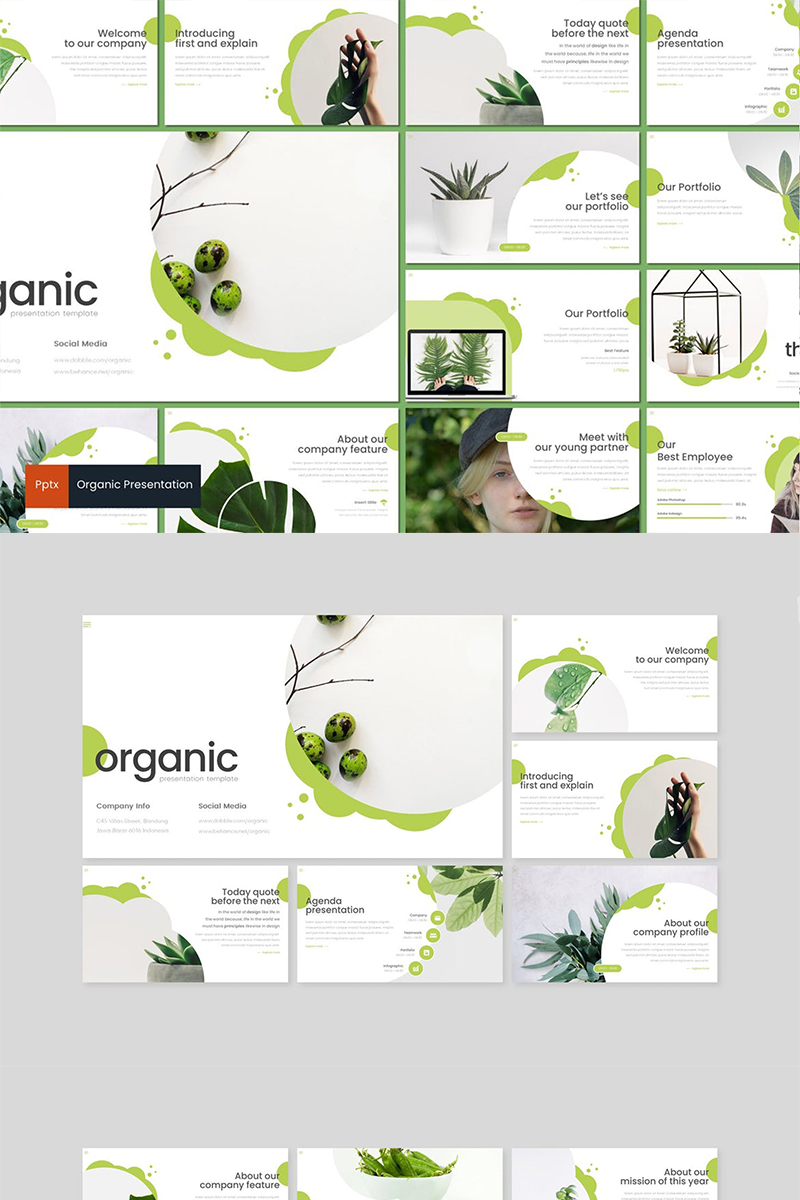 Organic PowerPoint template