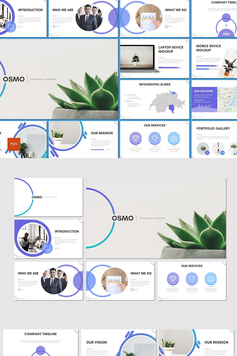 Osmo PowerPoint template