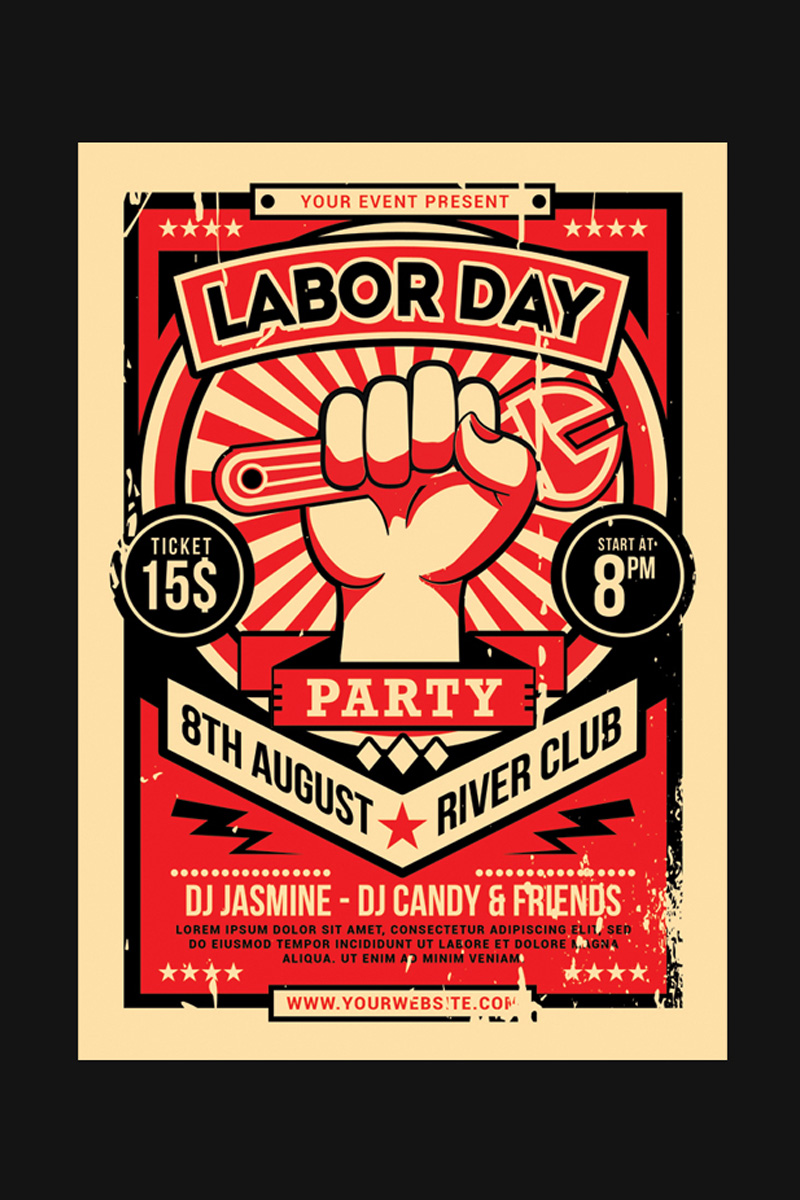 Labor Day Flyer - Corporate Identity Template