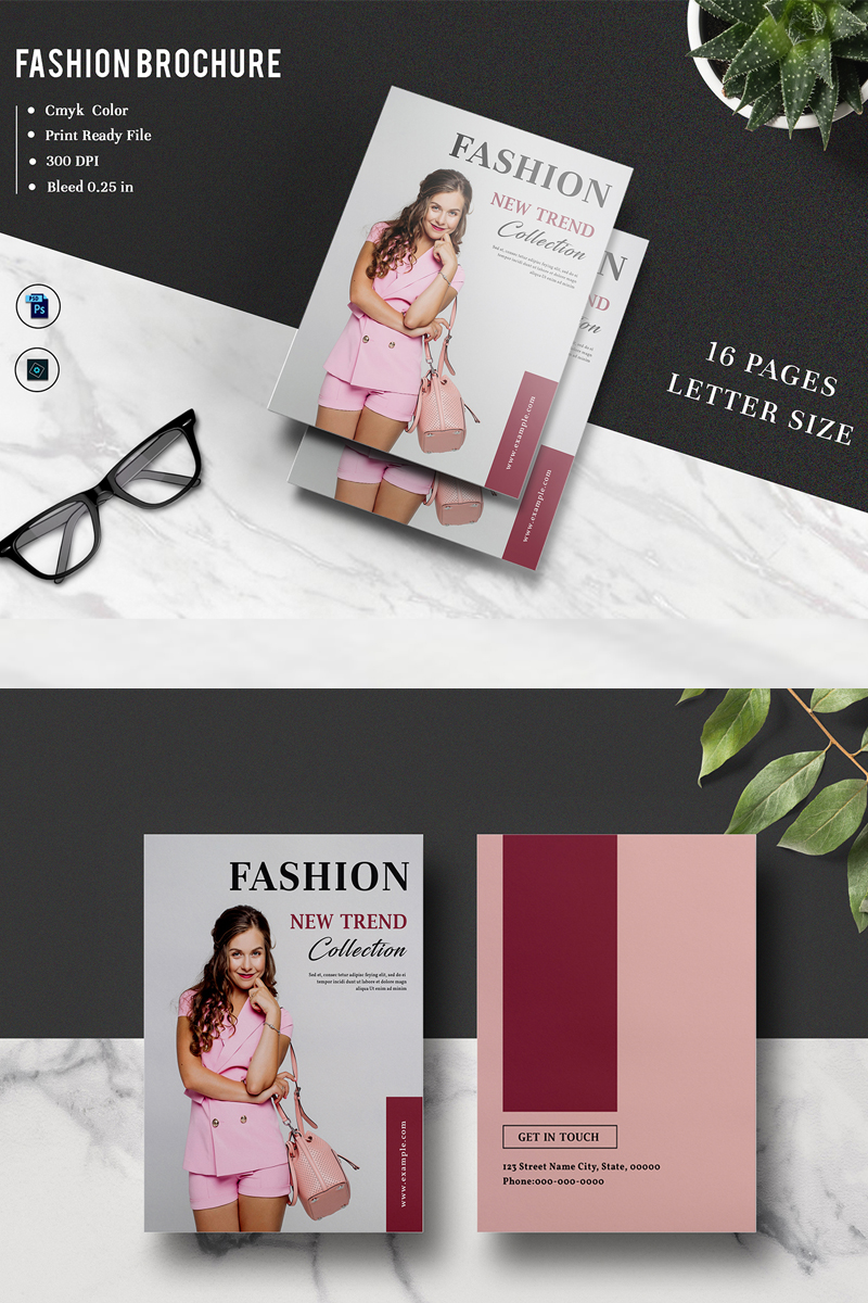 Sistec Fashion Lookbook Magazine - Corporate Identity Template