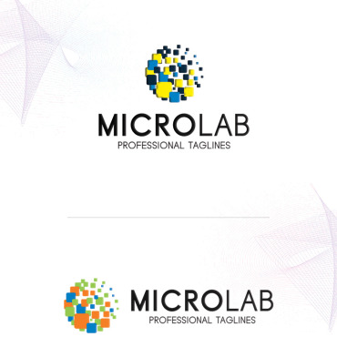 Chemistry Dot Logo Templates 88520