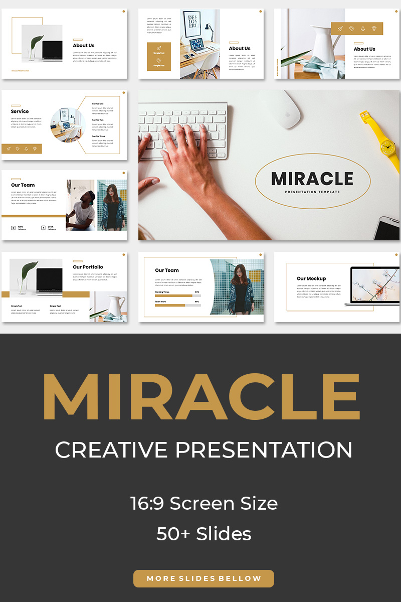 Miracle Creative PowerPoint template