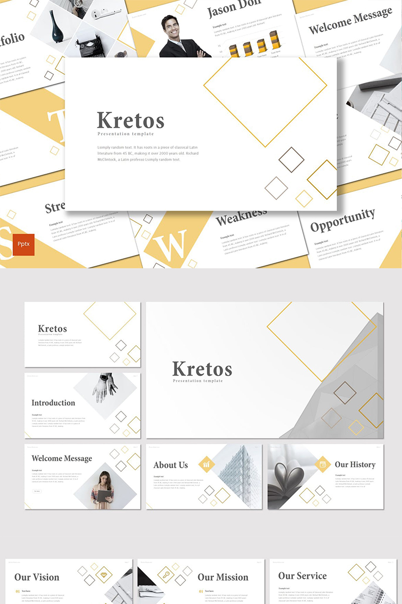 Kretos PowerPoint template