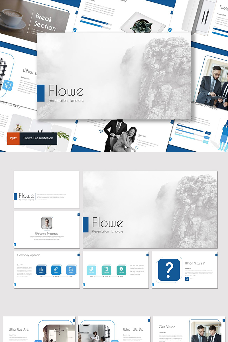 Flowe PowerPoint template