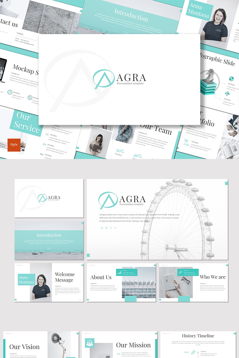 Agra PowerPoint template