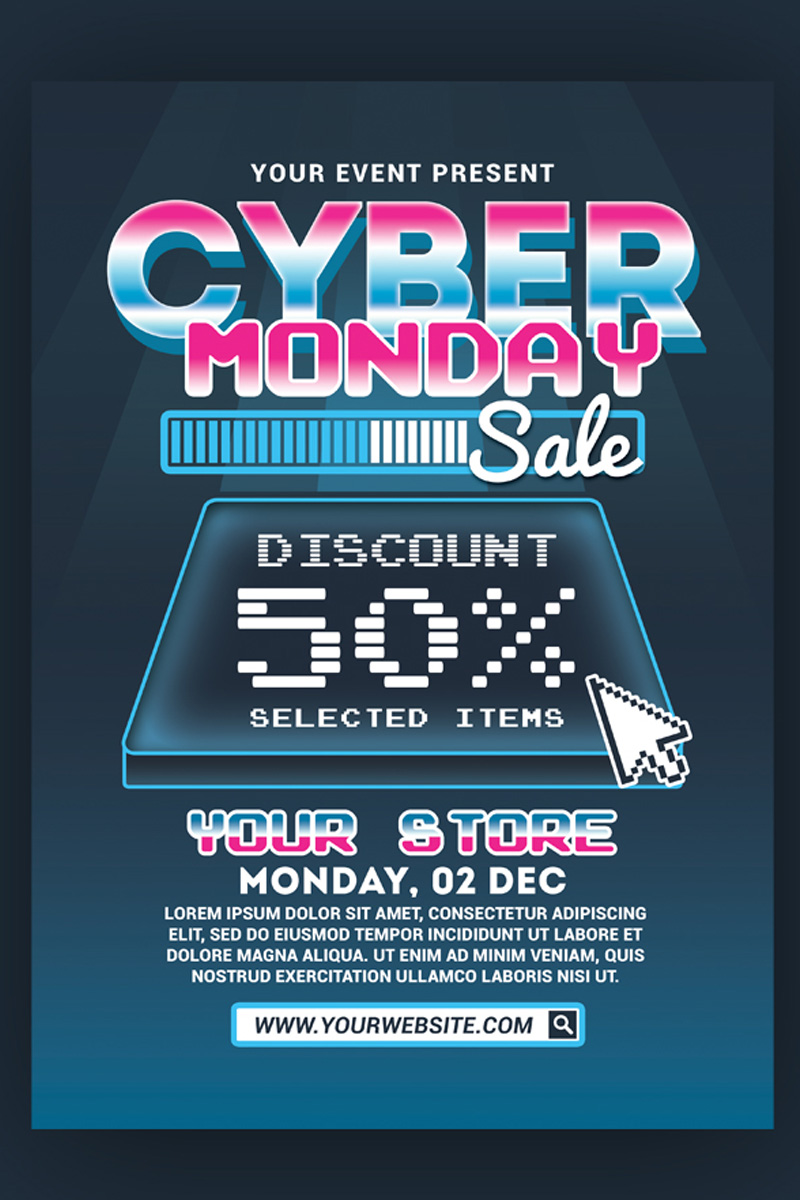 Cyber Monday Sale - Corporate Identity Template