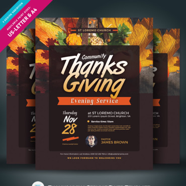 Thanksgiving Party Corporate Identity 88584