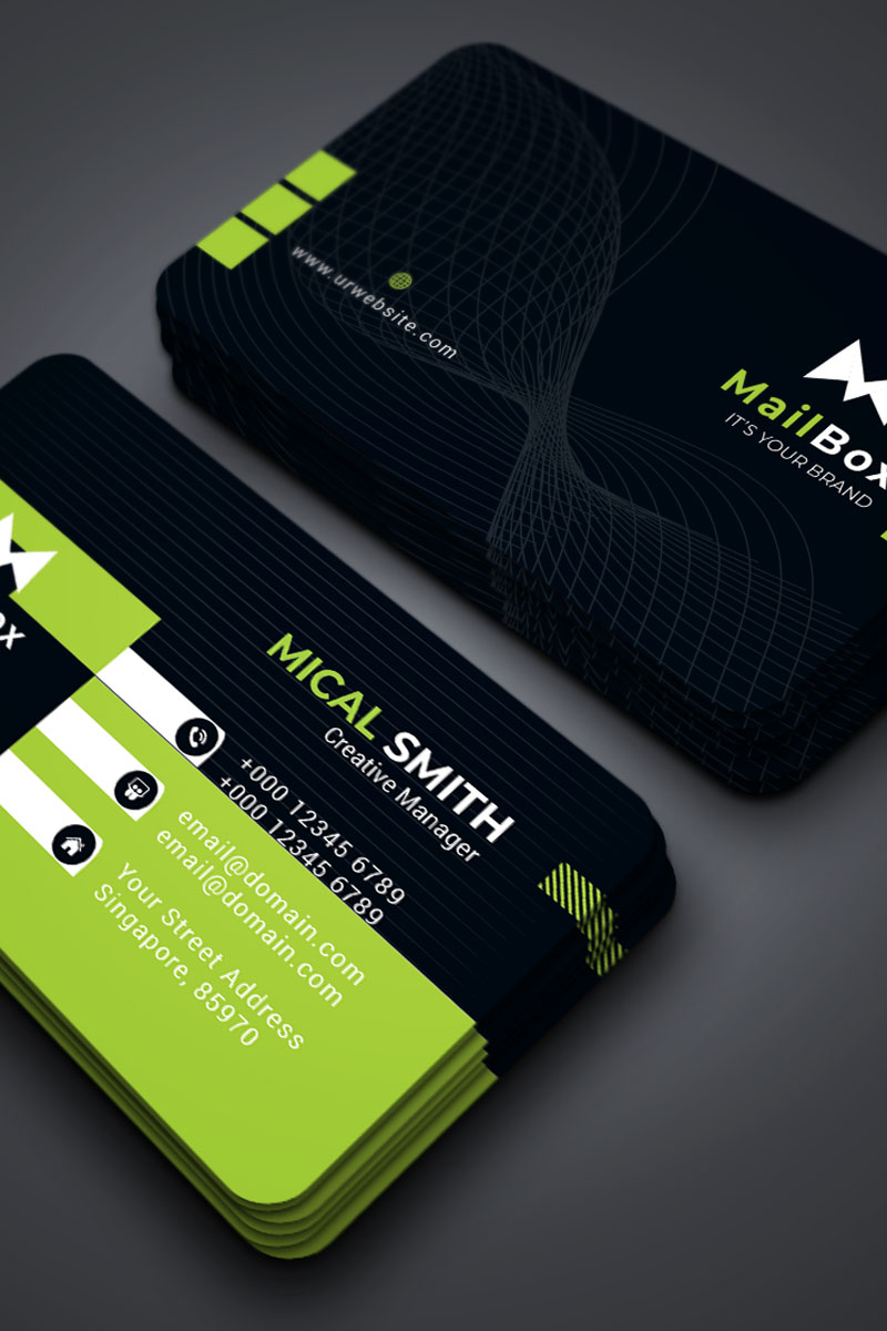 Mailbox Business Card Vol_4 - Corporate Identity Template