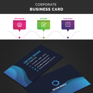 Card Design Corporate Identity 88587