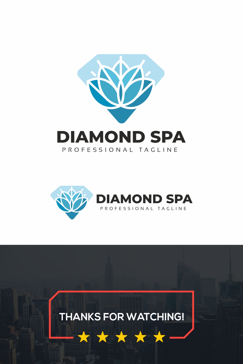 Diamond Spa Logo Template
