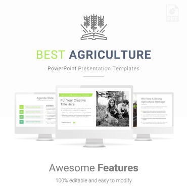 Agriculture-sector Sector PowerPoint Templates 88806