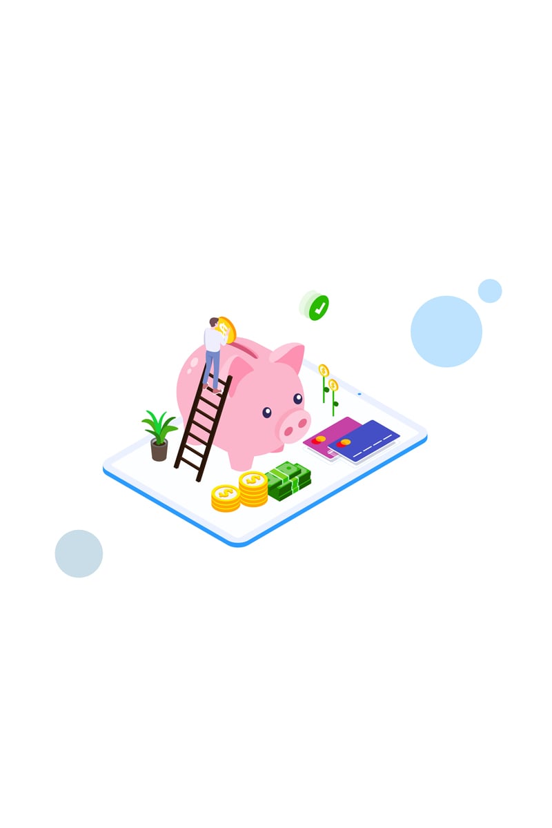 Saving money 1 - Illustration